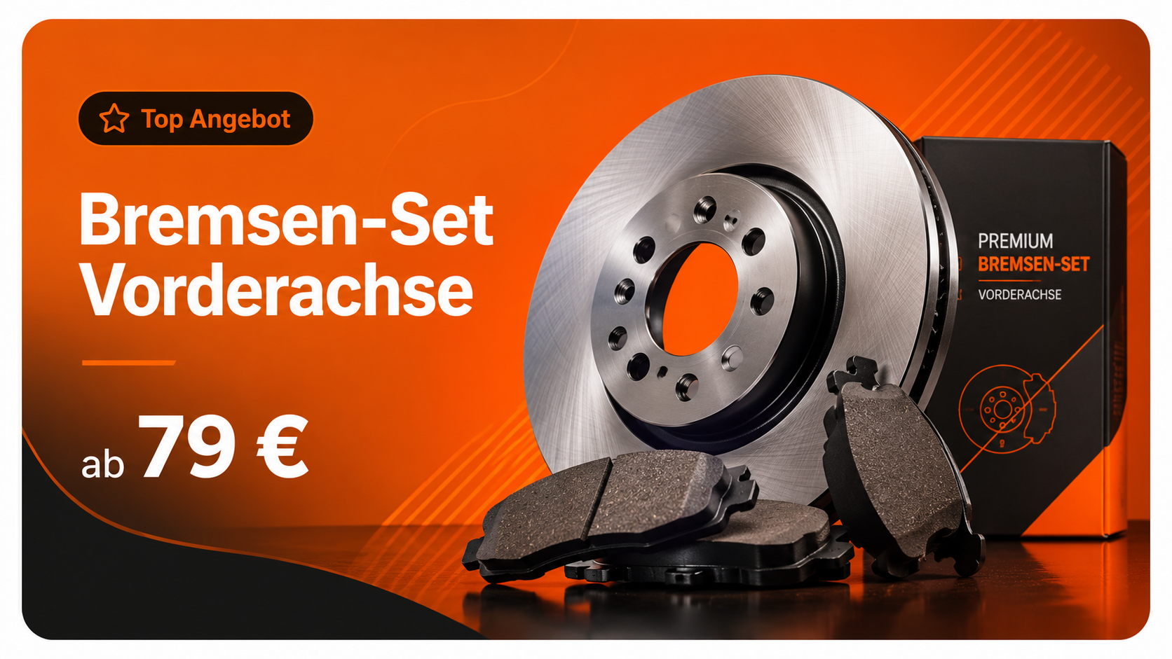 Top Angebot: Bremsen-Set Vorderachse ab 79 Euro