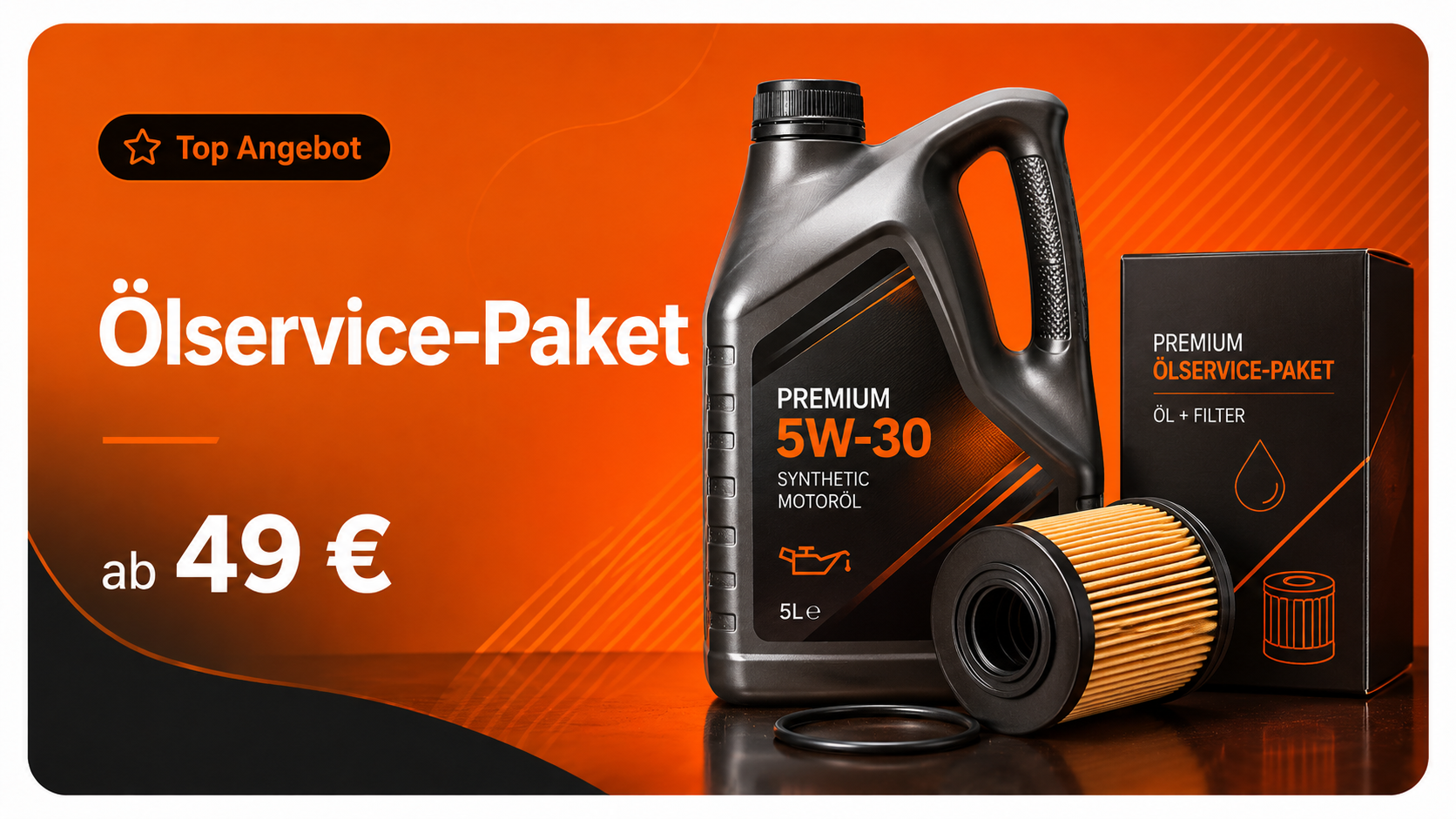 Top Angebot: Ölservice-Paket ab 49 Euro